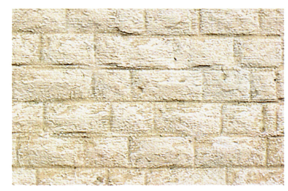 Sandsteinmauer 0/1/H0, 40x20 cm, 2 Stück
